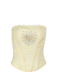 Sexy Heart Zipper Slim Fit Tank Top