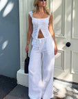 Trendy Casual Two-Piece Set with Collar