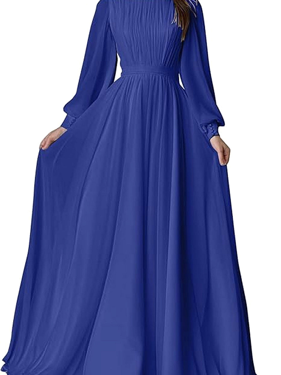 2026 Spring Autumn Lantern Sleeve Wedding Dress