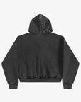 Trendy Loose-Fit Zip-Up Hoodie with Rhinestones