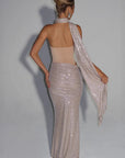 Sexy Hollow Out High Split Long Dress