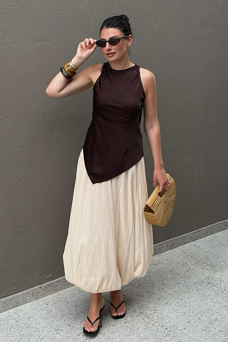 Summer Loose Fit Bubble Cuffed Pants for Women