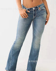 Trendy High Rise Flared Jeans for Women