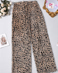 Trendy Women's Low Rise Leopard Print Pants