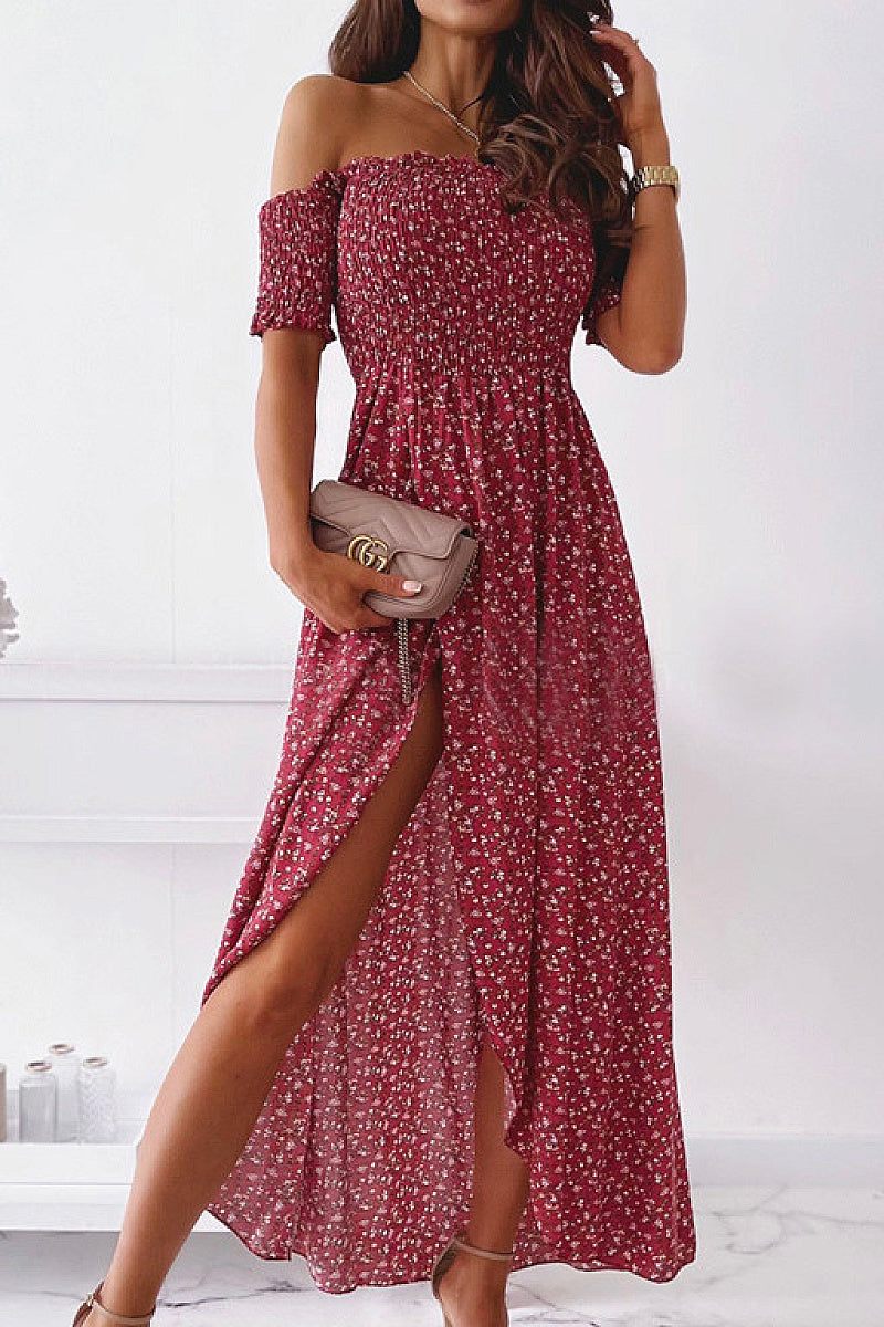 Summer New Floral Navy Sexy Dress