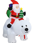 Inflatable Polar Bear Christmas Decoration