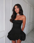 Chic Strapless A-Line Dress for Women