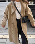 Stylish Loose Fit Long Trench Coat for Women