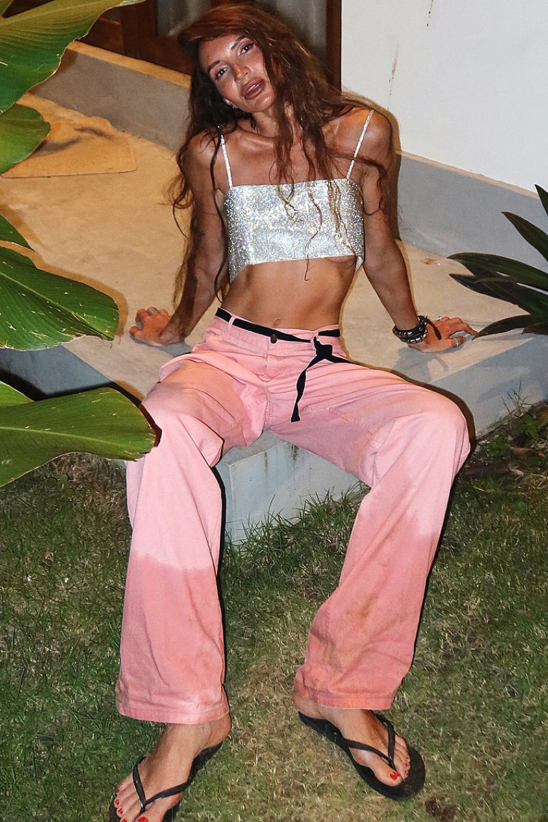 Spring Summer New Women's Casual Straight Pants