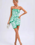 Fashionable Sleeveless Irregular Dress Set