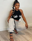 Stylish Cropped Halter Top for Night Out