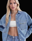 Trendy Women's Loose Denim Jacket