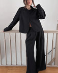 Chic Black Suit Set for Women