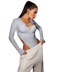 Sexy Hollow Out Hooded Jumpsuit for Women