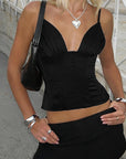 Sexy V-Neck Slim Fit Camisole Top