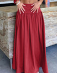 Elegant Pleated A-Line Skirt for Women