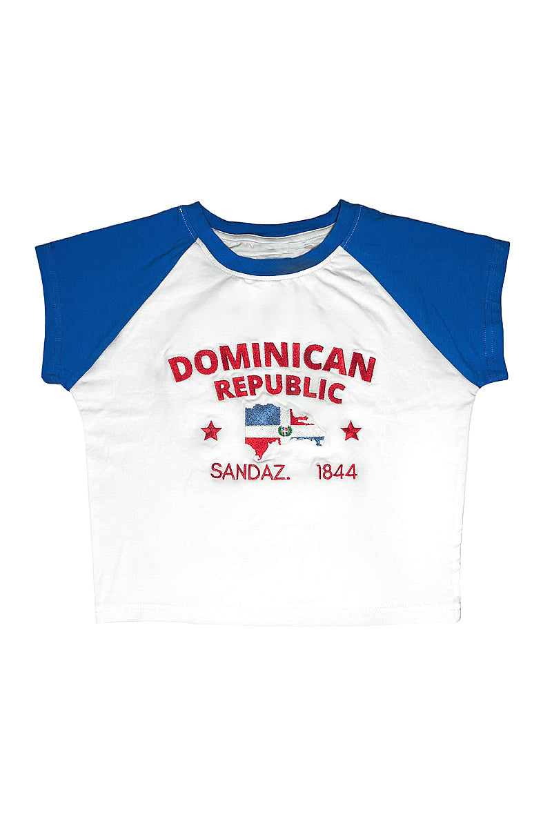 Summer Women's Short Sleeve Embroidered T-Shirt Set