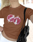 Summer Y2K Short T-Shirt with High Waist Pants