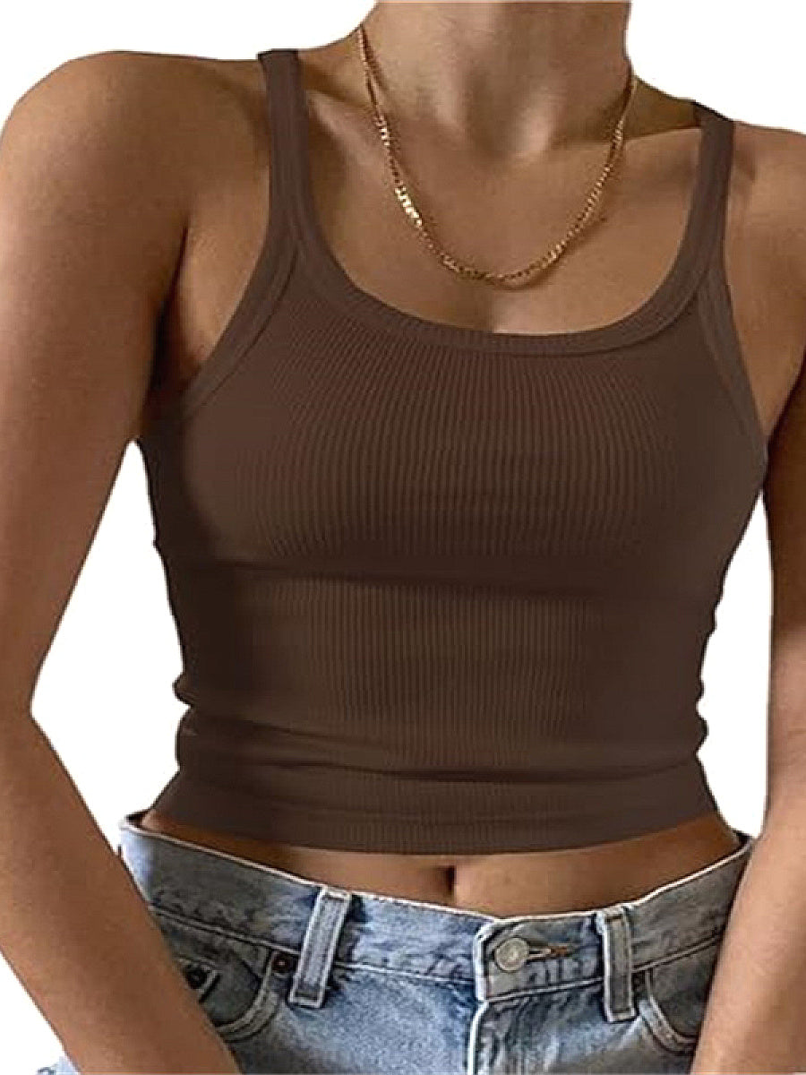 Summer Women's Crop Tank Top - Stylish and Trendy