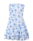 Stylish Floral Print Bodycon Dress
