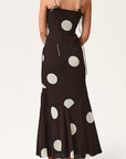 Chic Polka Dot Print A-Line Dress
