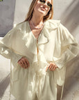 European Style Ruffled Casual Set