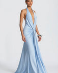 Summer New Style Halter Neck Backless Long Dress
