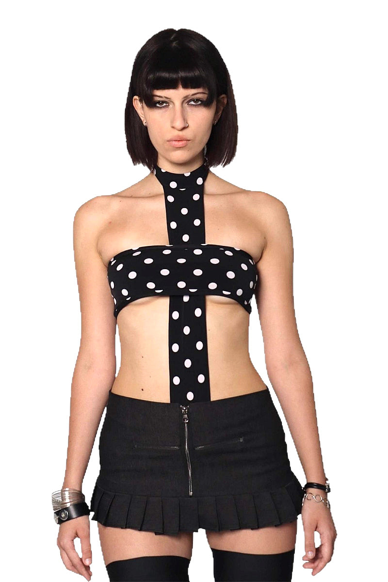 Y2K Gothic Polka Dot Sexy Street Style Jumpsuit