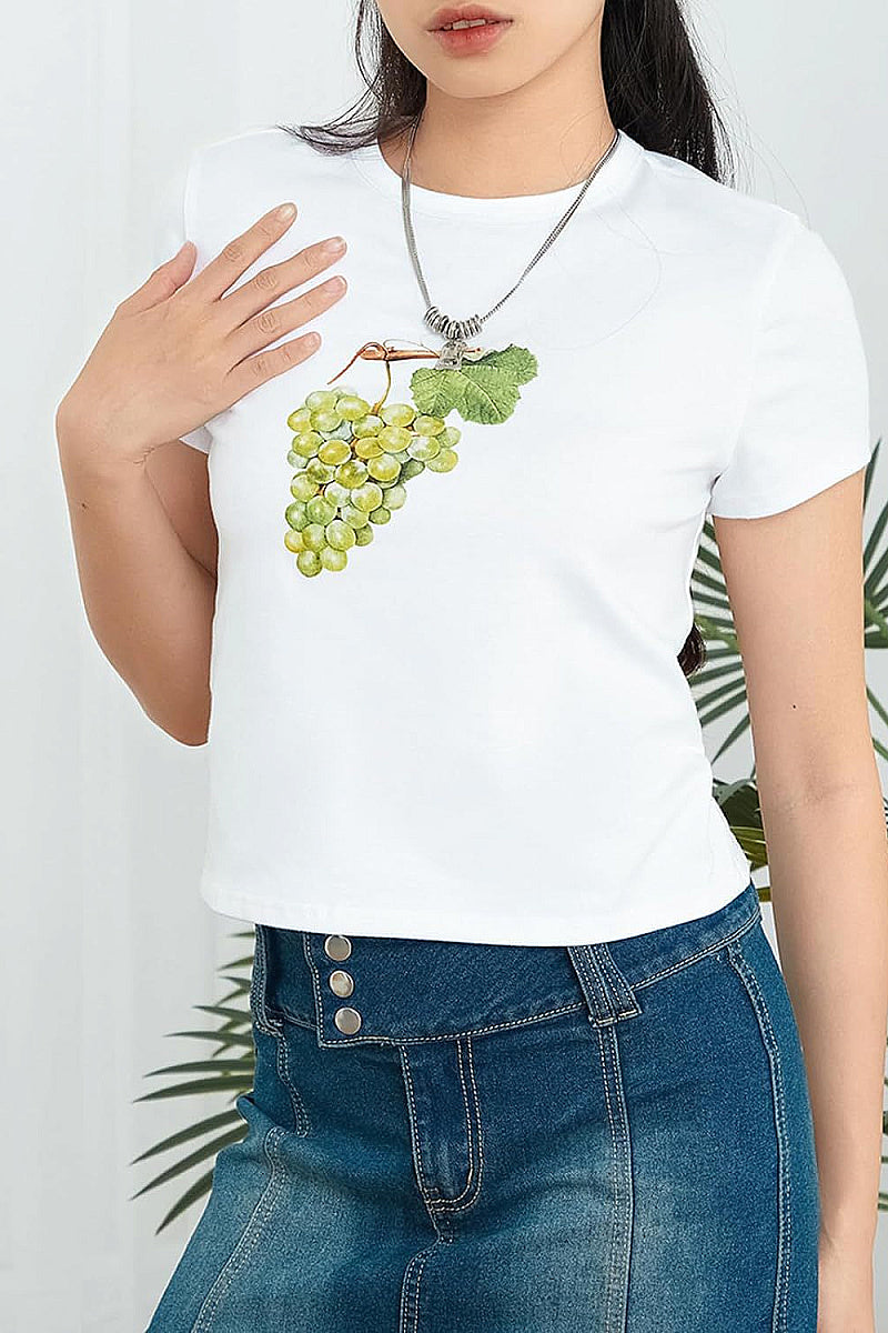 Trendy Summer T-Shirt with High Waist Pants