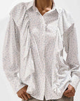 Loose Floral Print Shirt for Women