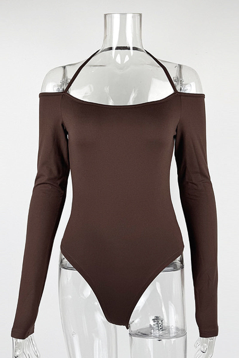 Spring Autumn Sexy Women's Halter Jumpsuit