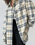 Retro Plaid Stylish Shirt for Women