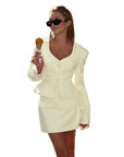 Stylish Autumn Winter Bodycon Skirt Set