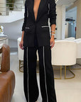 Elegant Women's Blazer and Trousers Set