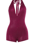 Autumn Fashionable Deep V Jumpsuit for Women