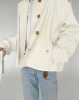 Autumn Winter New Lapel Long Sleeve Cardigan Coat
