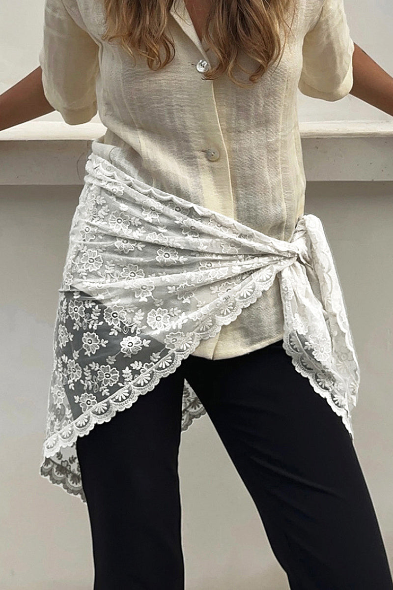 Spring Summer New Rural Style Half Skirt