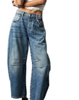 Casual Loose Wide Leg Jeans for Women