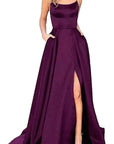 2023 New Long Bridesmaid Dress with Train