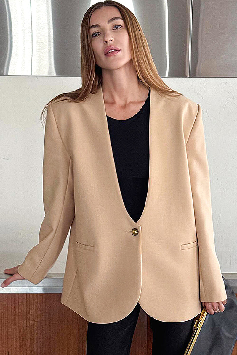 Fashionable Women's Blazer for Autumn and Winter