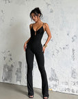 Lace-Up Sexy Jumpsuit for Women