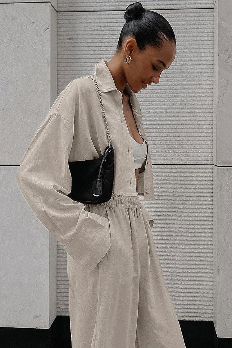Casual Chic Linen Two-Piece Set