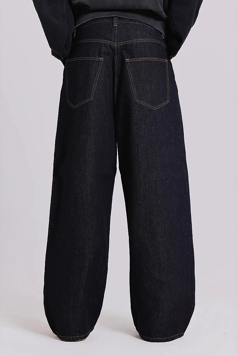 Trendy Letter Print Baggy Jeans for Women