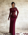 Elegant Long Sleeve Lace Dress