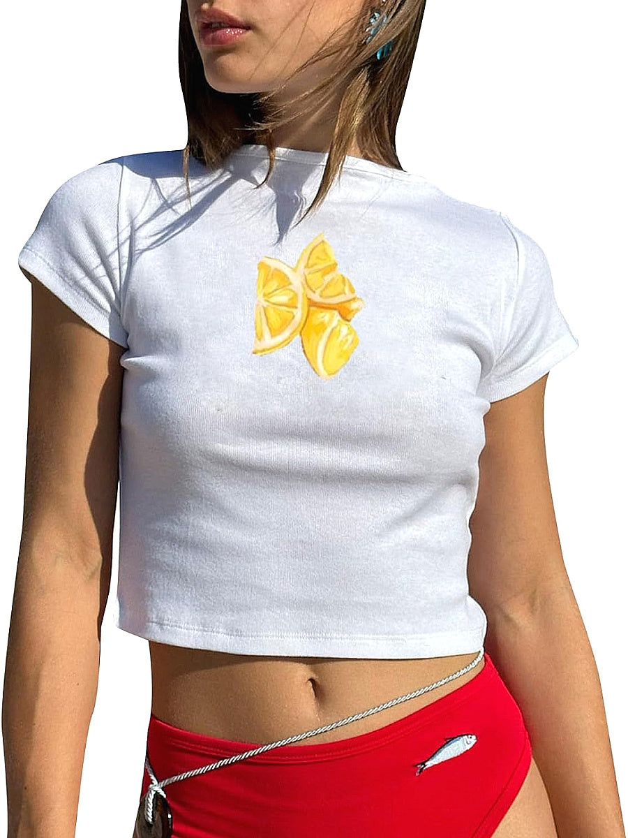 Trendy Summer T-Shirt with High Waist Pants