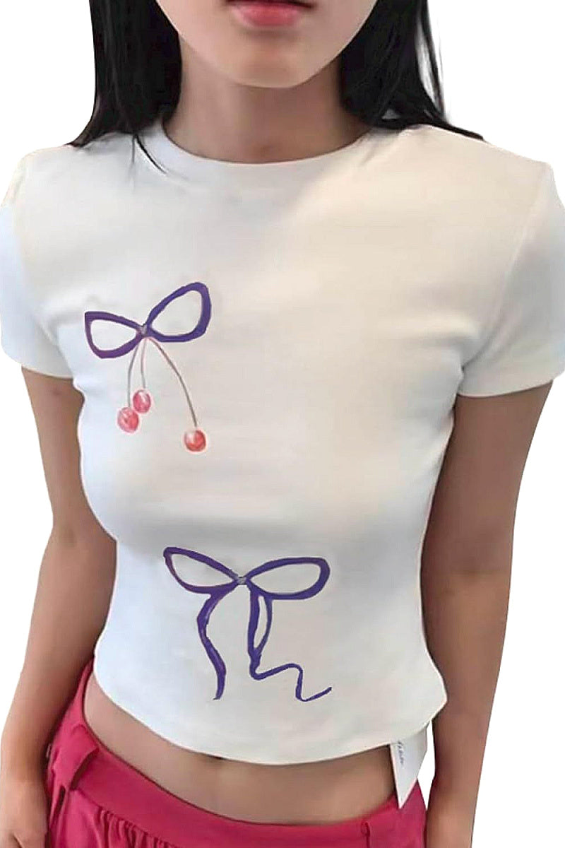 Trendy Summer T-Shirt with High Waist Pants