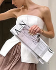 Simple White Strapless Top for Women