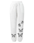 Spring Loose Drawstring Casual Straight Pants