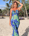 Chic Sleeveless Floral Bodycon Dress