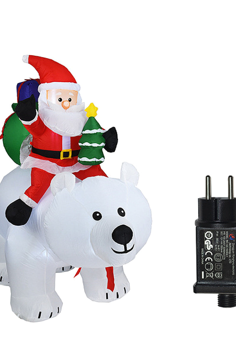 Inflatable Polar Bear Christmas Decoration